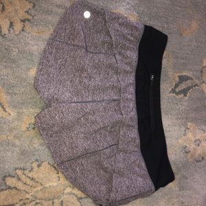 Lululemon Grey Speed Up Shorts